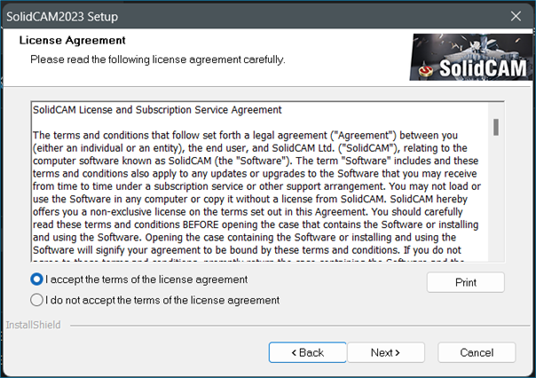 SolidCAM Setup