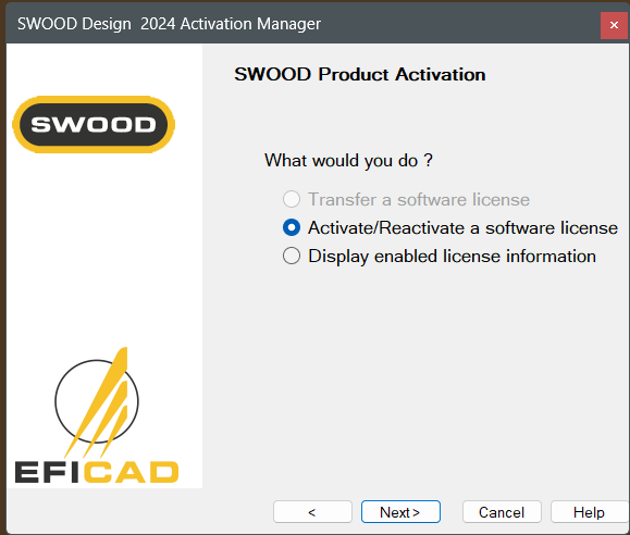 SWOOD Product Activation