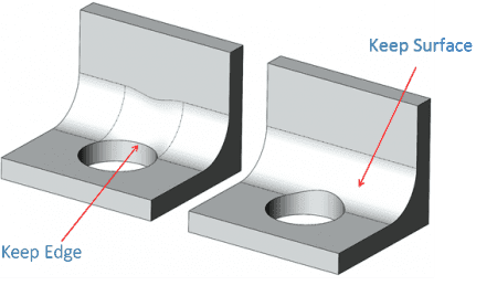 Constant Size Fillet- Keep Edge/Keep Surface