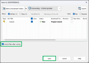 3DEXPERIENCE Platform - Saved