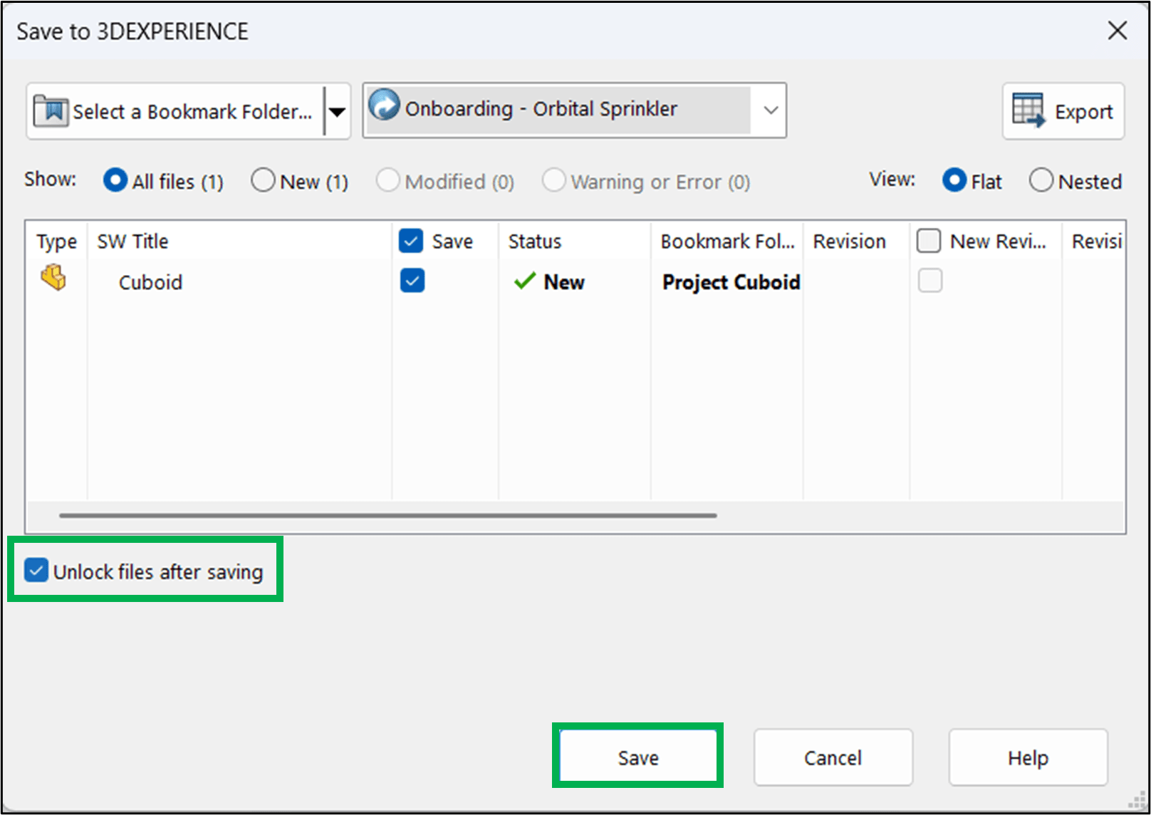 3DEXPERIENCE Platform - Saved