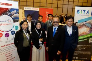 CADVision team alongside Deputy Chief Minister of Penang II, Jagdeep Singh Deo during the Advanced Innovation & Manufacturing Week